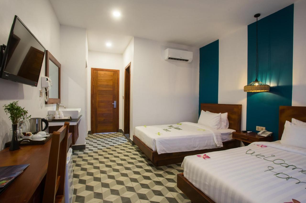 Gz Bliss D'Angkor Suites Siem Reap Bagian luar foto