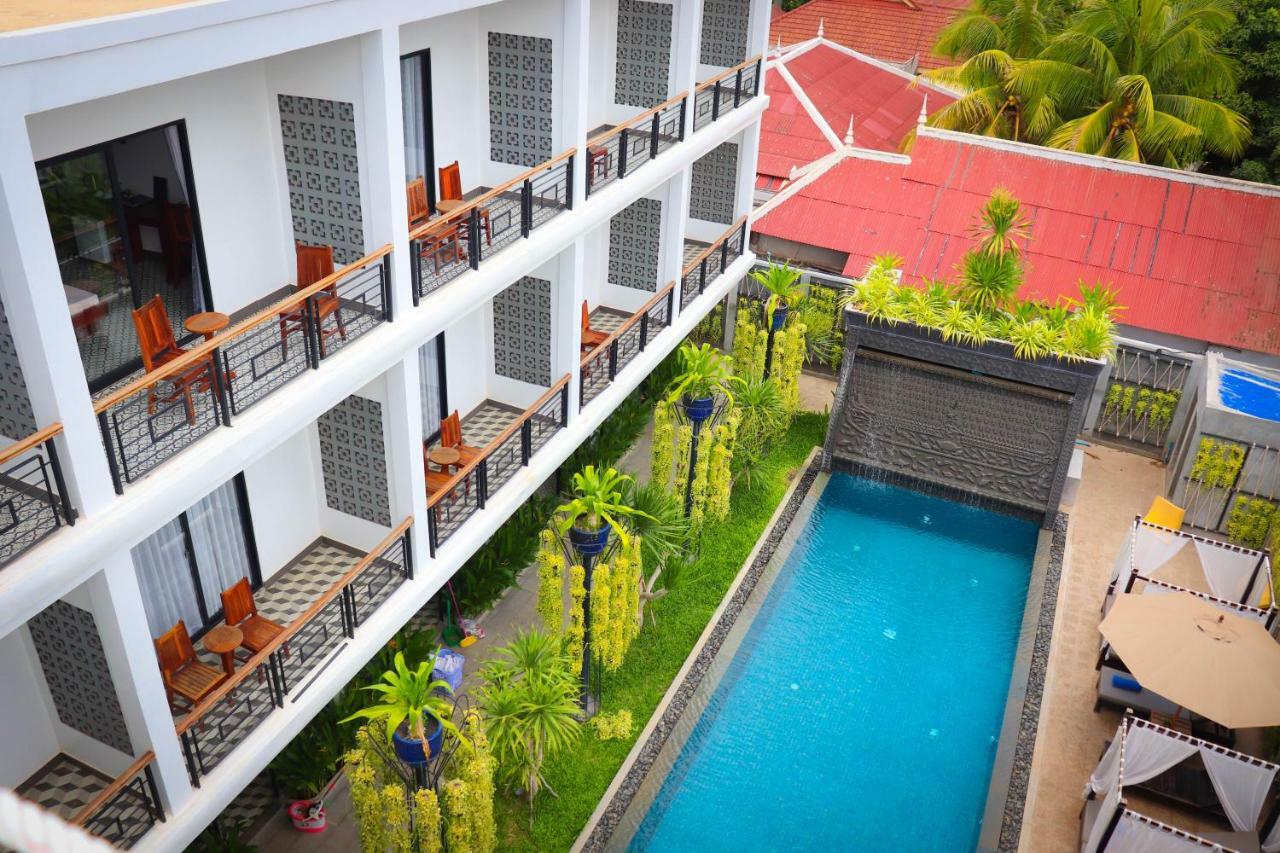 Gz Bliss D'Angkor Suites Siem Reap Bagian luar foto
