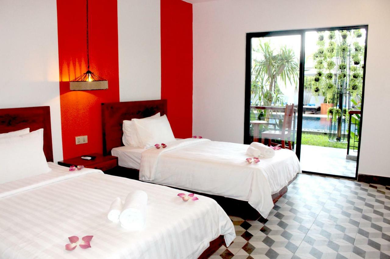 Gz Bliss D'Angkor Suites Siem Reap Bagian luar foto